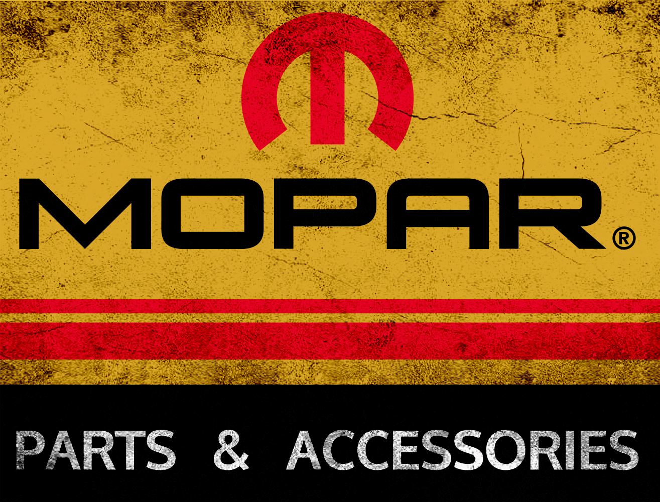 Metal Sign - Mopar Parts and Accessories