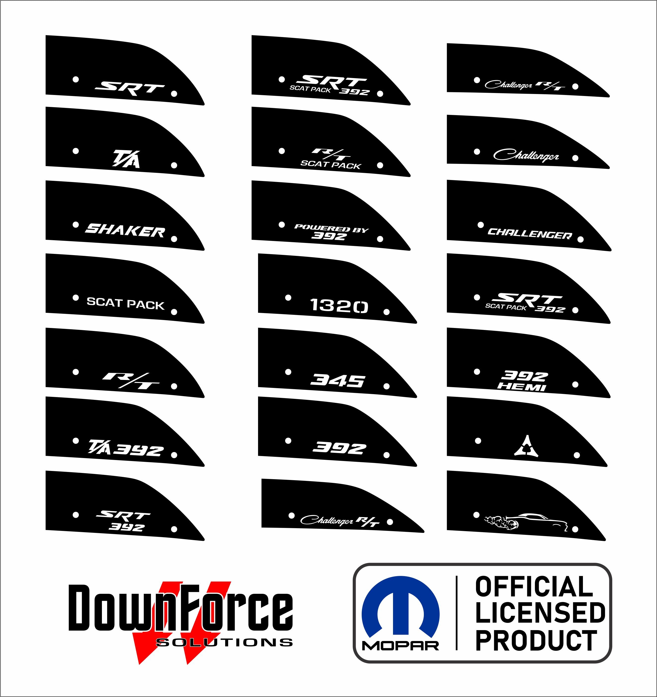 2015-2023 Challenger SXT, GT, RT, SRT, DEMON Wickerbill