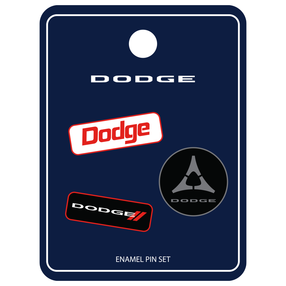 Enamel Pin Set - Dodge Classic