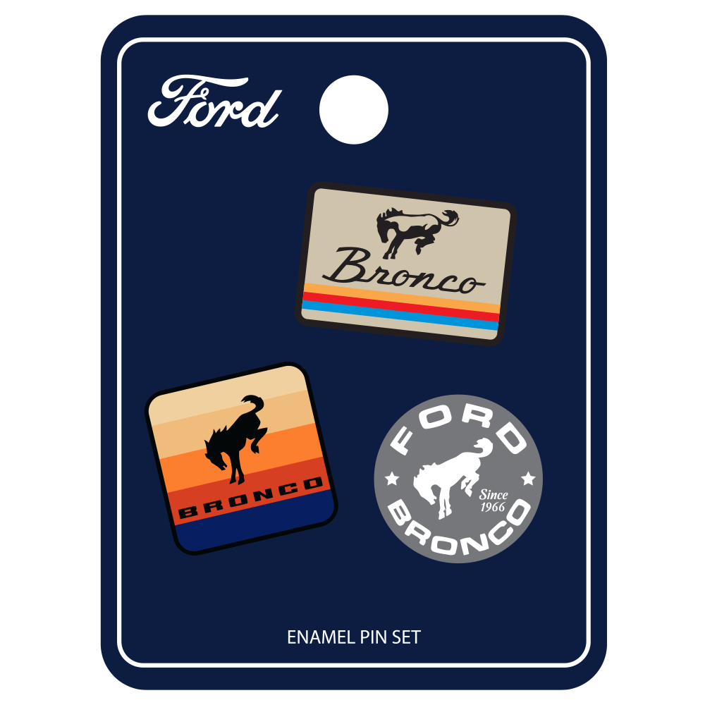 Enamel Pin Set - Ford Bronco