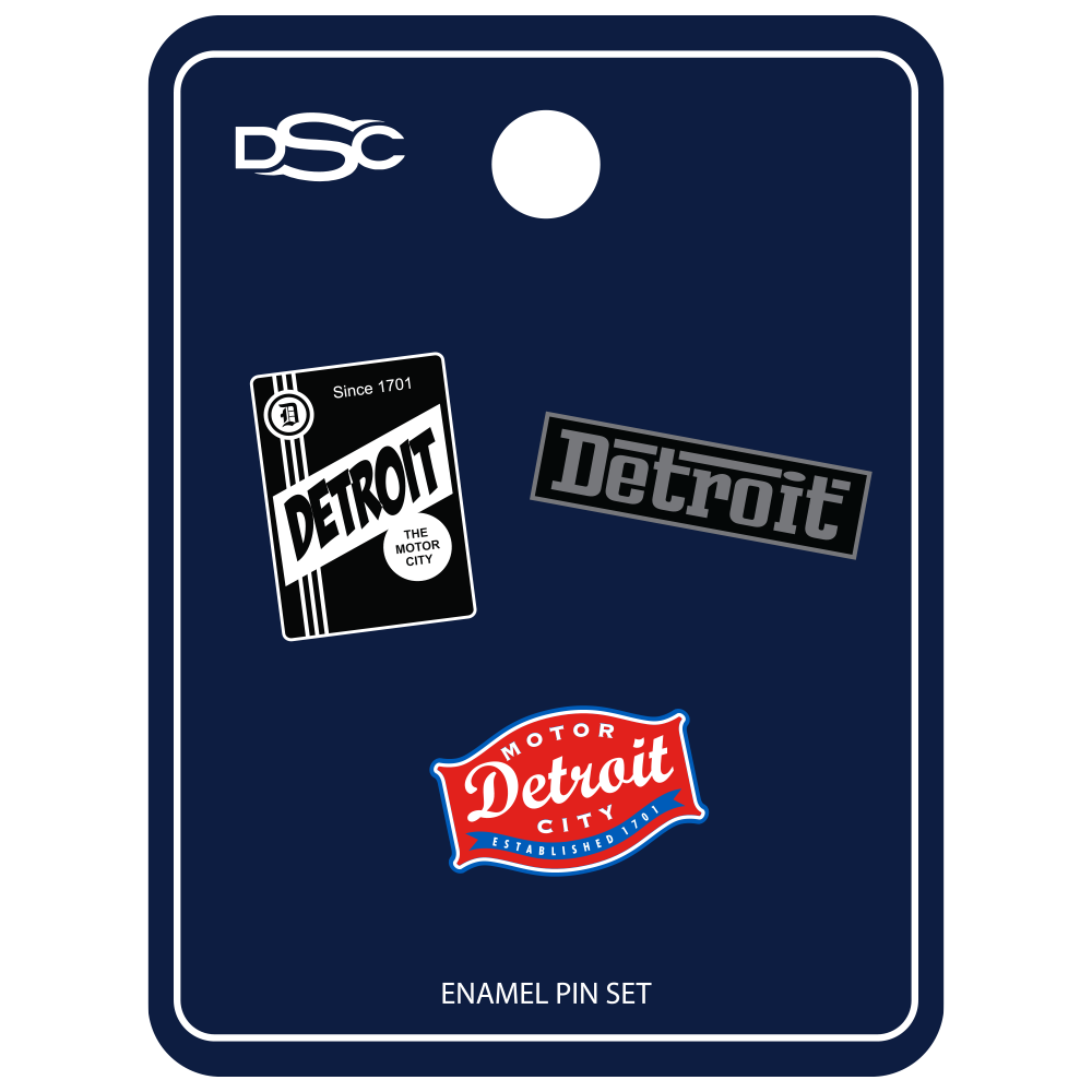 Enamel Pin Set - Made For Detroit