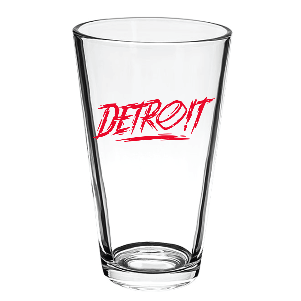 Pint Glass - Detroit Score Hockey