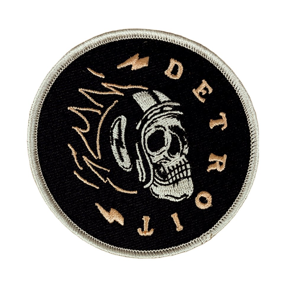 Patch - Detroit Skull Racer – Official Detroit Shirt Company Gear