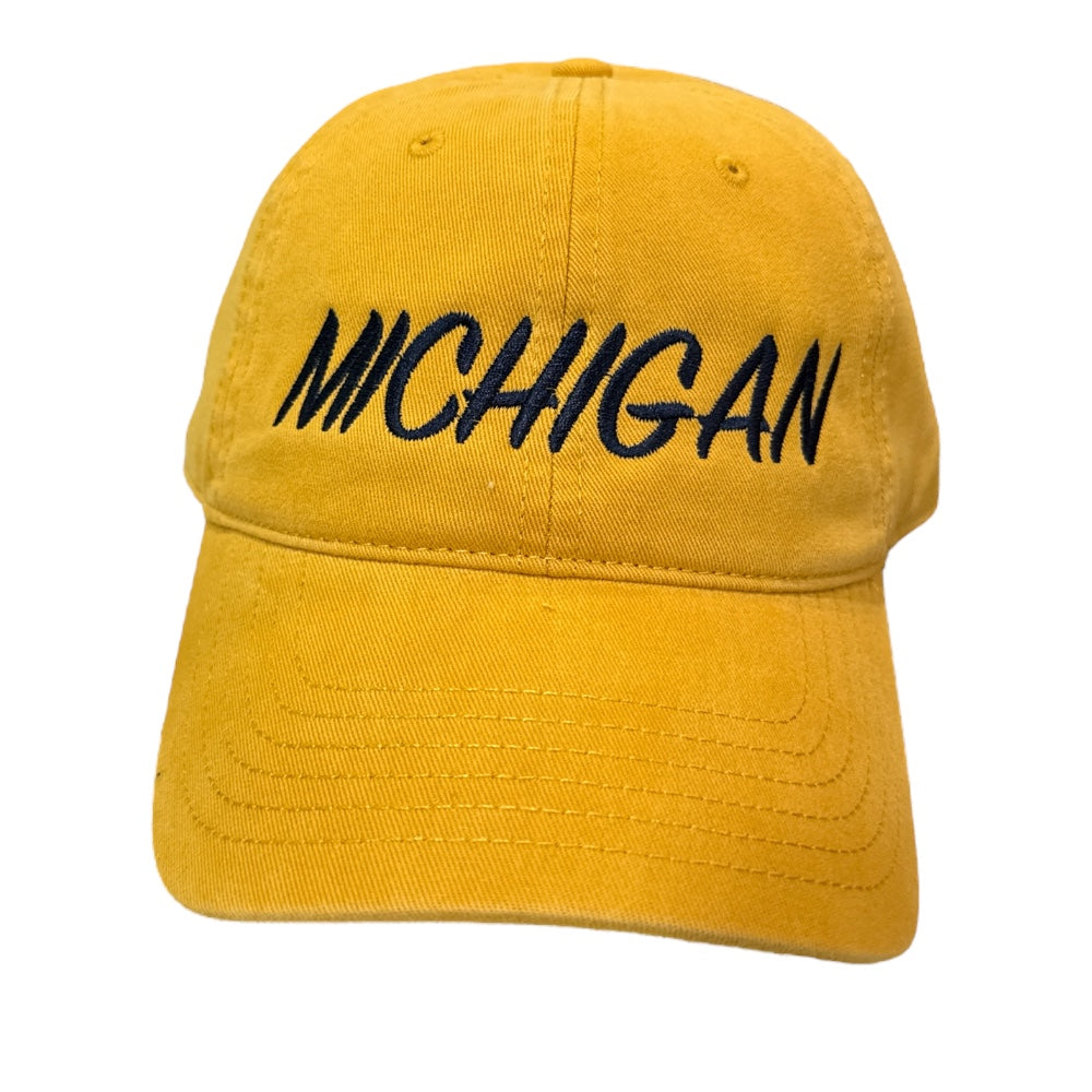 Hat - Michigan Great North Dad Hat - Maize