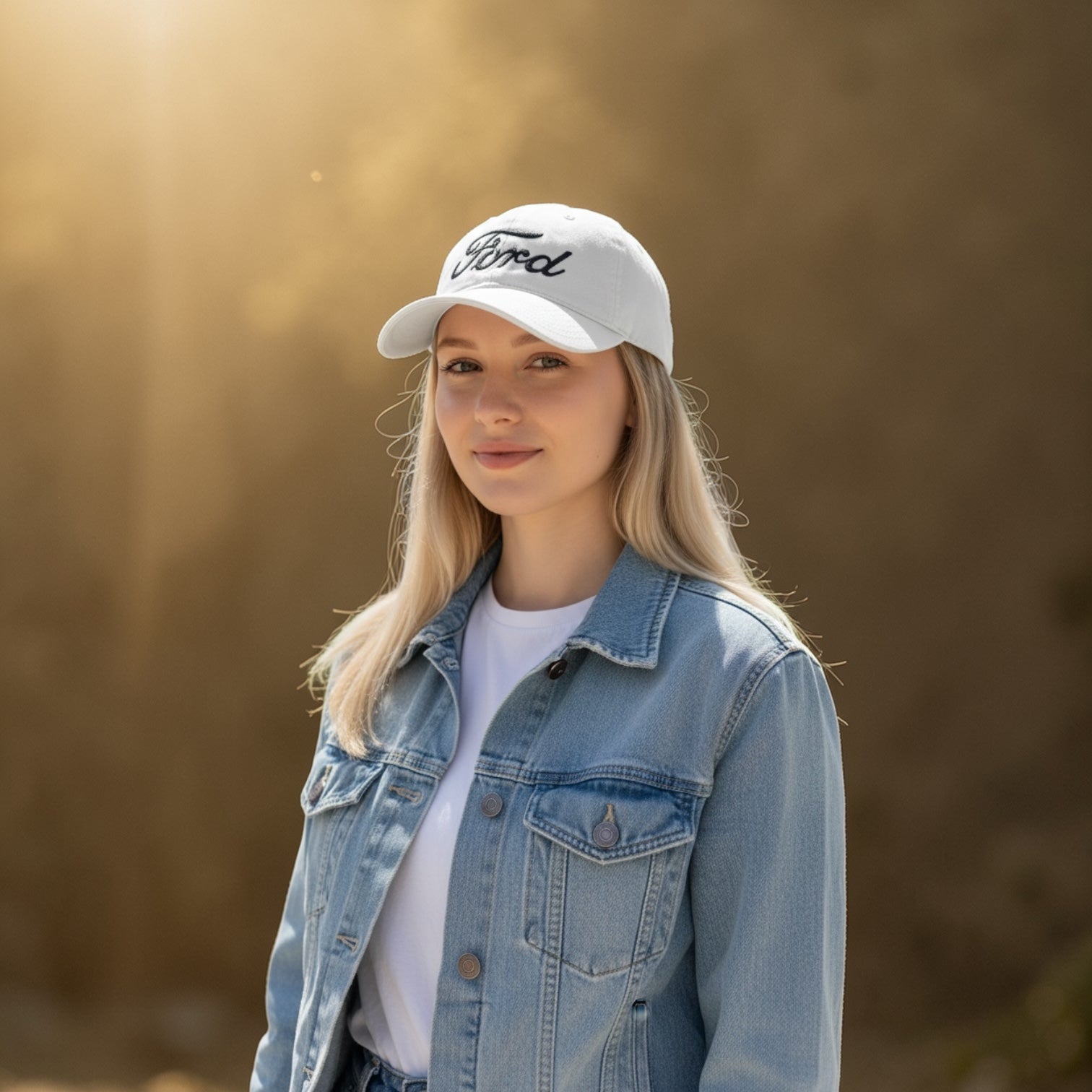 Hat - Ford Large Script Low Profile Chino Twill