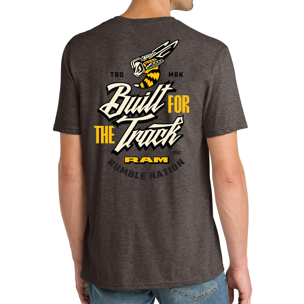 Mens T-Shirt - Ram Rumble Bee Built For The Track