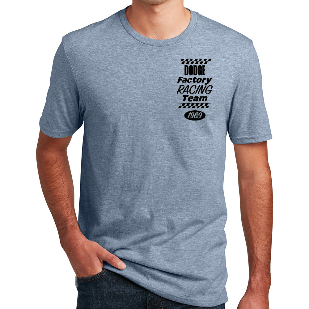 Mens Dodge Speedway Legends T-shirt (Flint Blue Heather)
