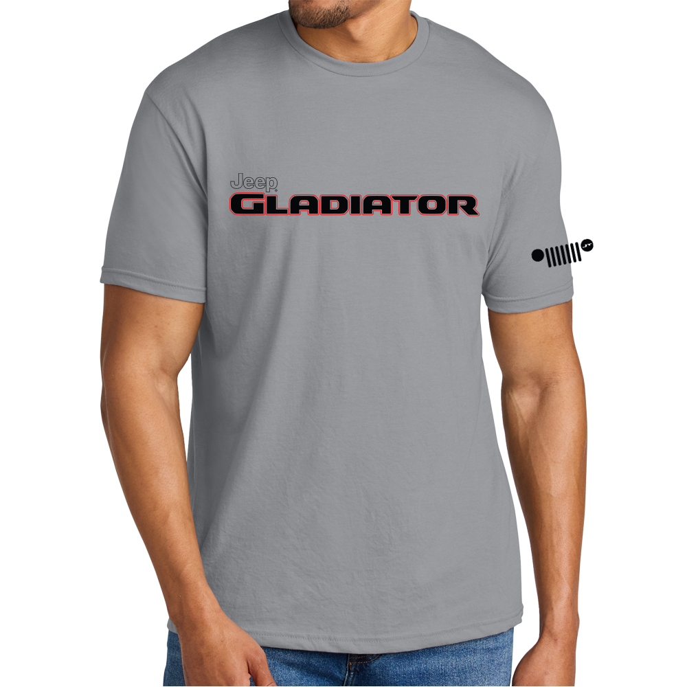 Mens Jeep® Gladiator Red/Black T-Shirt - Cement- FINAL SALE