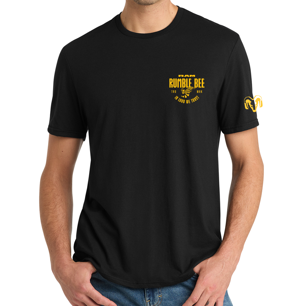 Mens T-Shirt - Ram Rumble Bee In Loud We Trust