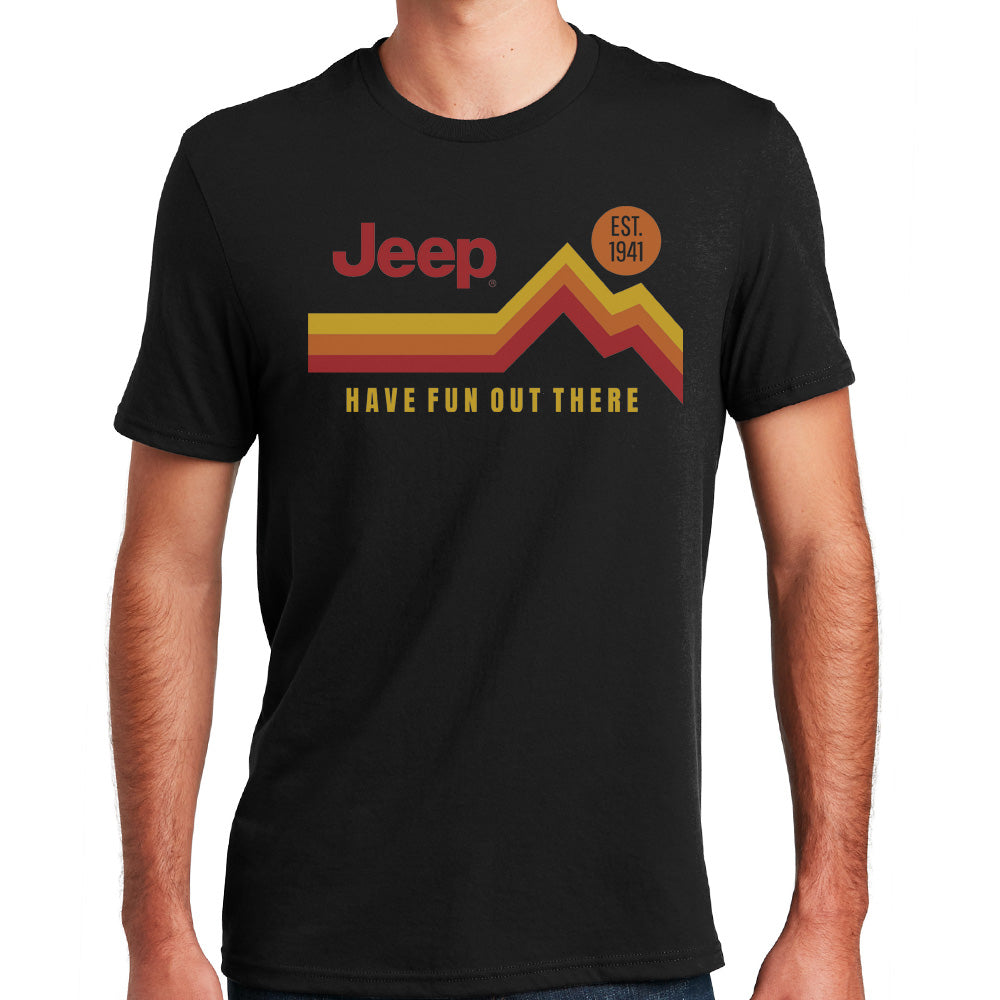 Mens Jeep® Have Fun Out There Vintage - Black