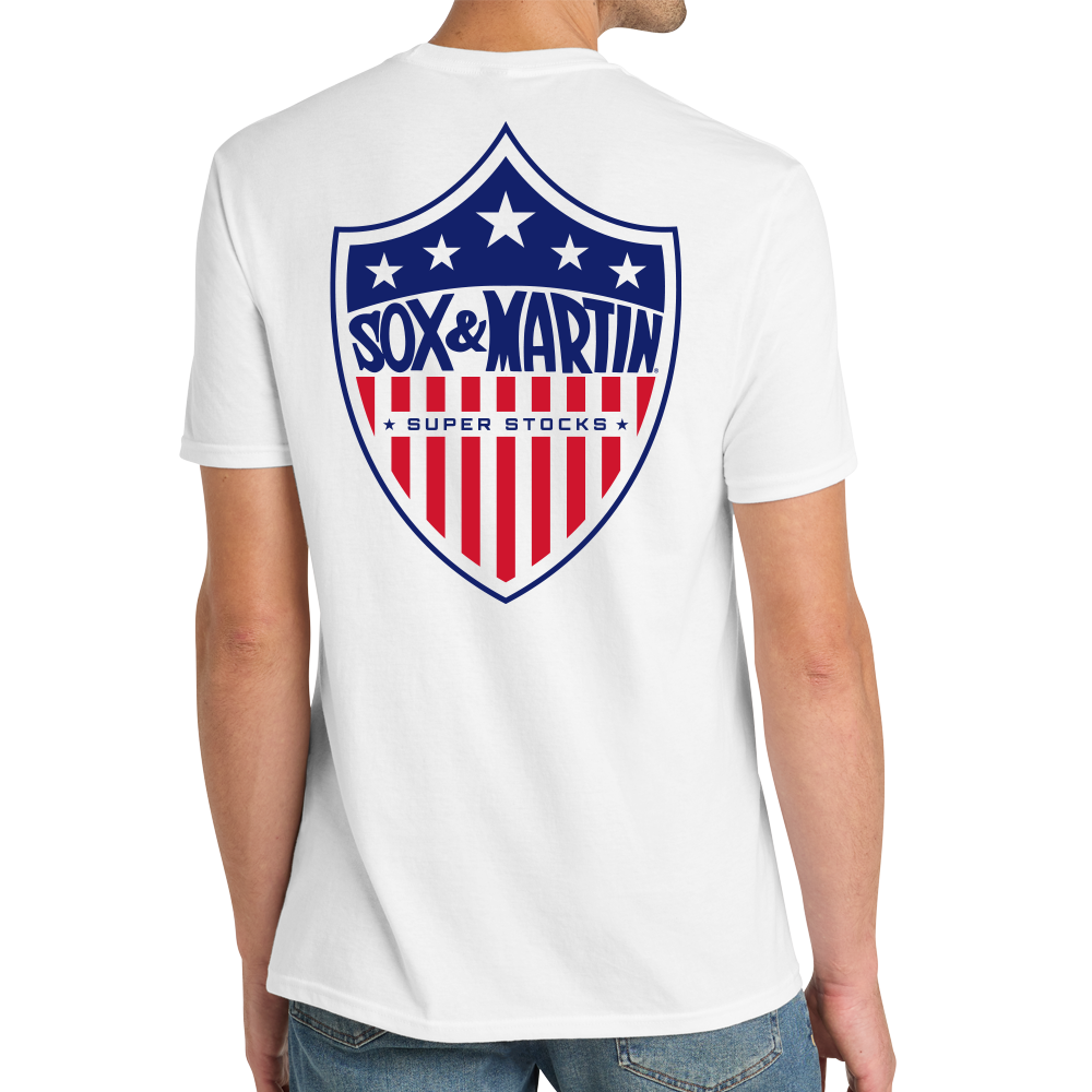 Mens T- Shirt Sox & Martin Super Stocks