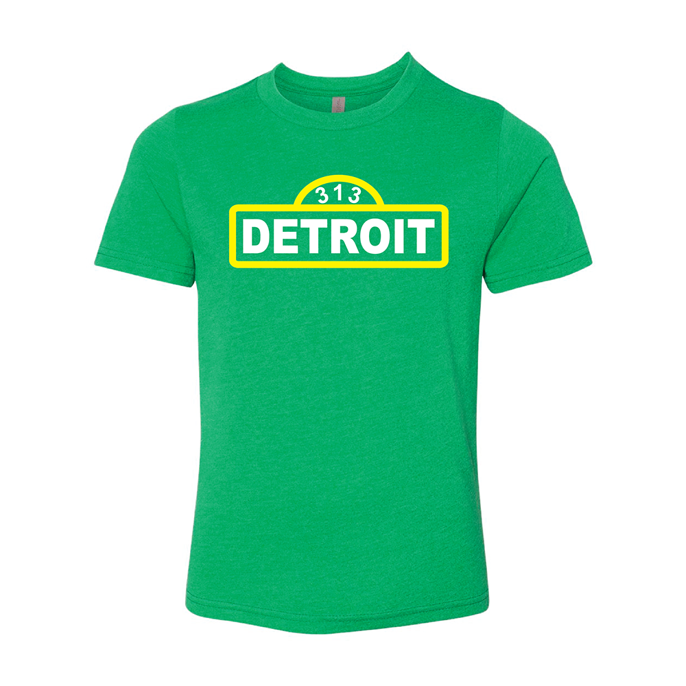Youth - Detroit Street Sign T-shirt
