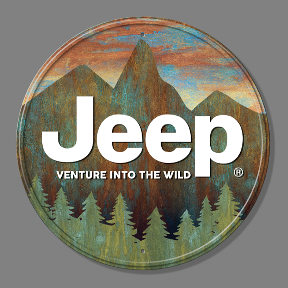 Metal Sign - Jeep Venture Into the Wild