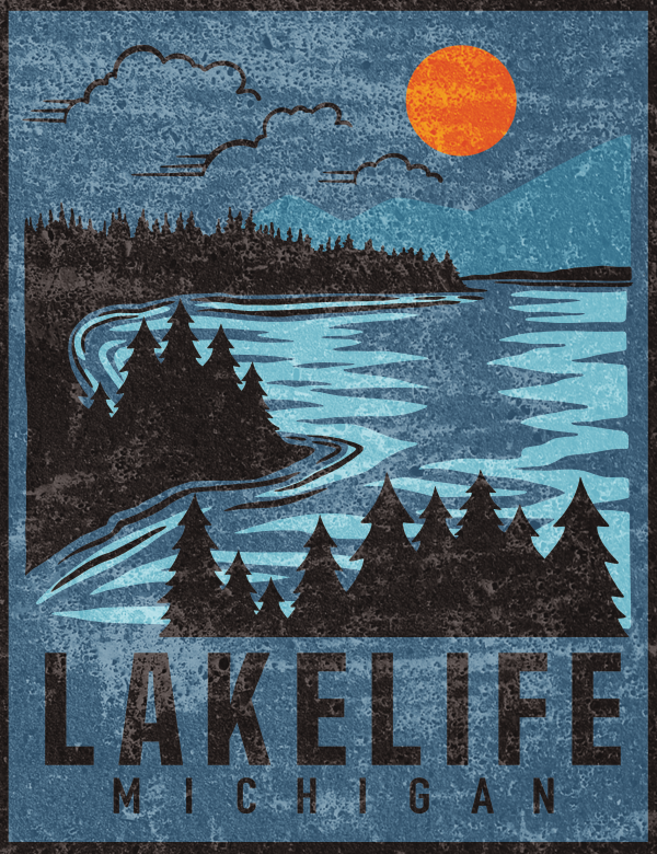 Metal Sign - Michigan Lake Life
