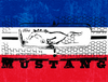 Metal Sign - Ford Mustang RWB