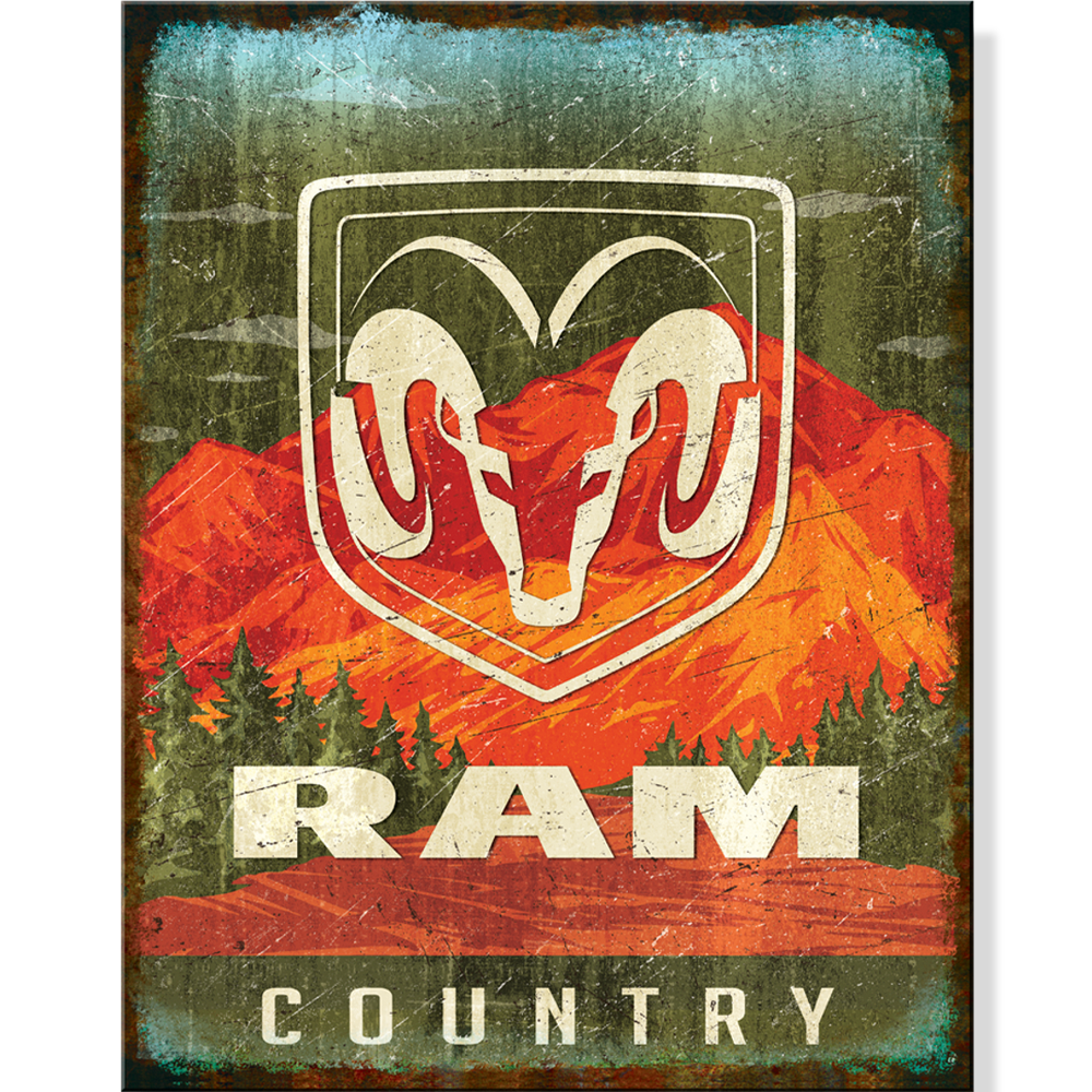 Metal Sign - RAM Country