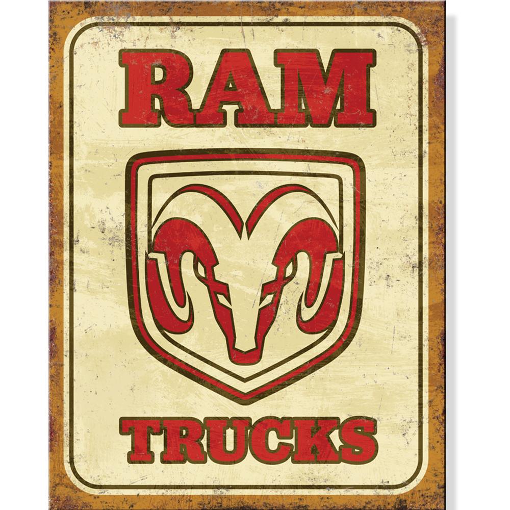 Metal Sign - RAM Trucks