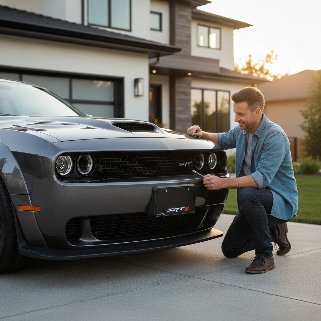 License Plate Frame - Dodge SRT