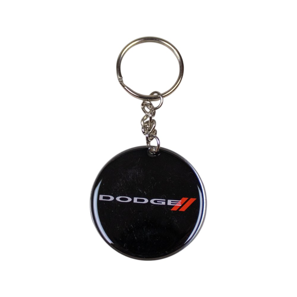 Keychain - Dodge SRT Rhombus - Round Metal