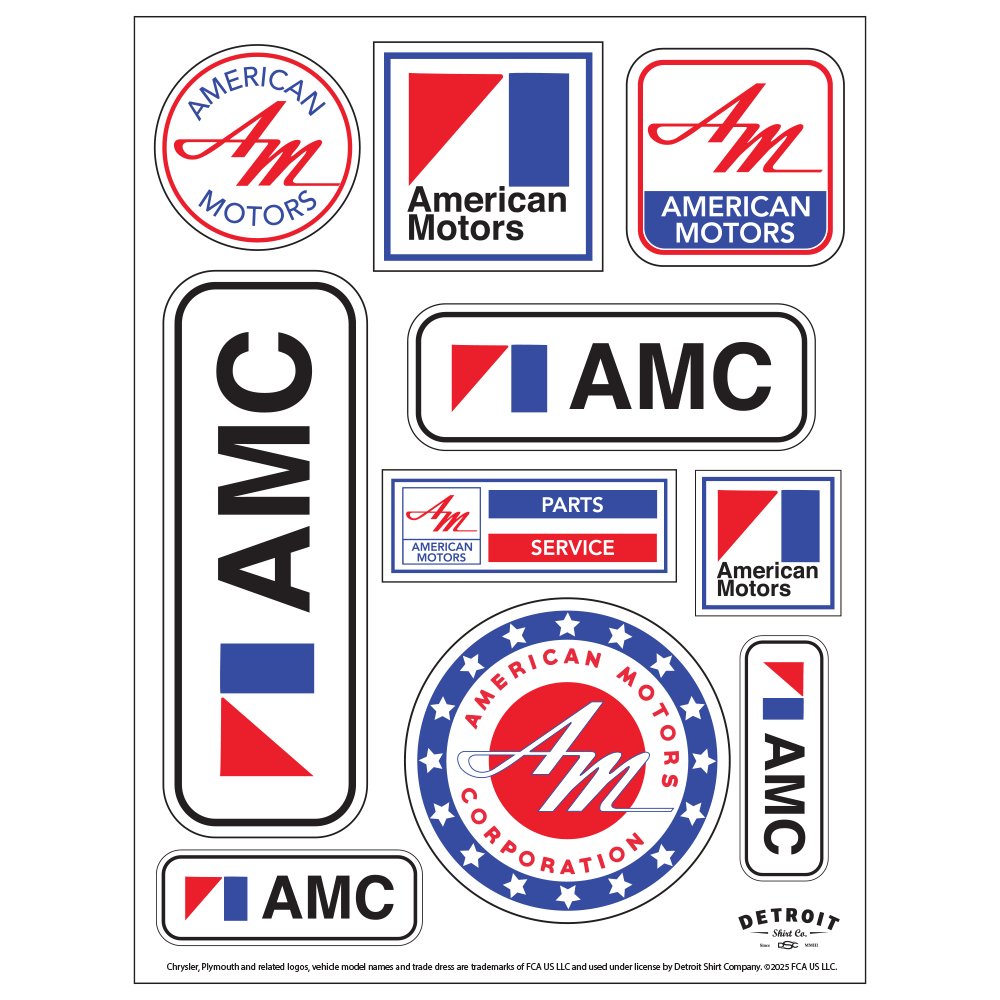 Sticker Sheet- American Motors