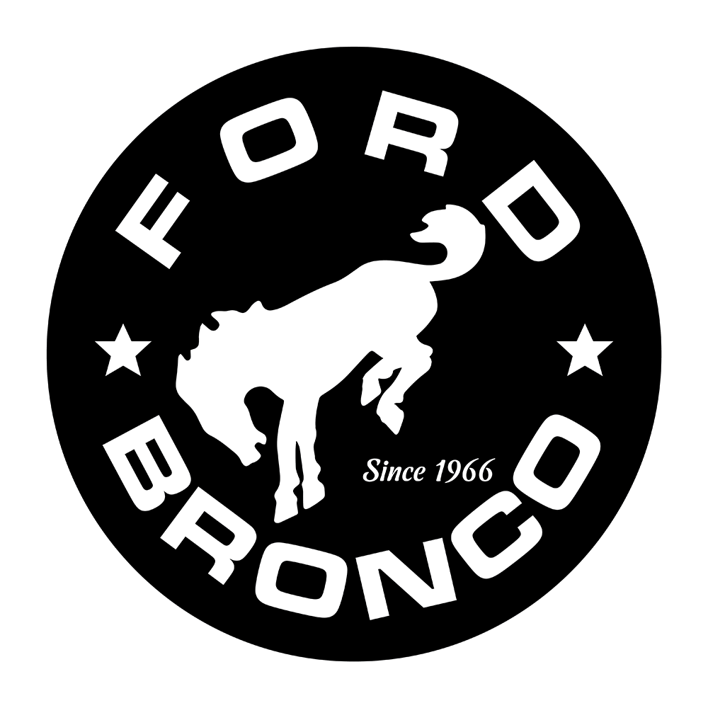 Sticker - Ford Bronco Stars - Round