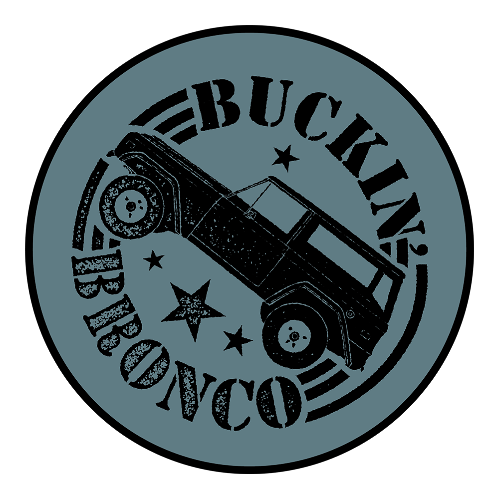 Sticker - Ford Buckin' Bronco - Round