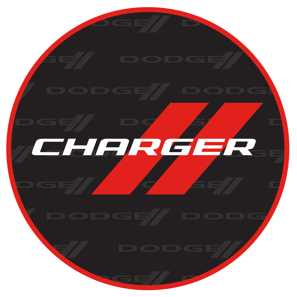 Sticker - Dodge Charger - Round