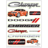 Sticker Sheet - Dodge Charger