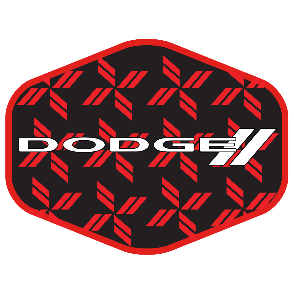 Sticker - Dodge Rhombus Hex