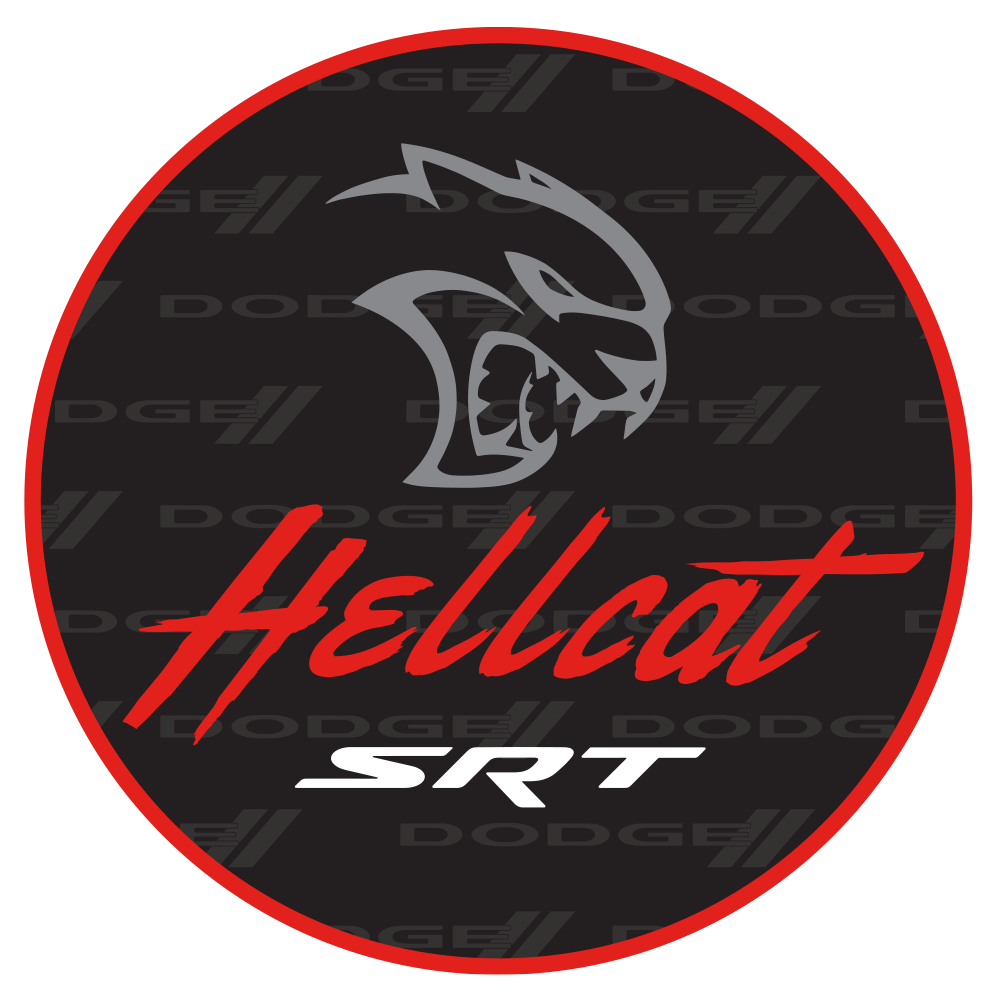 Sticker - Dodge SRT Hellcat - Round