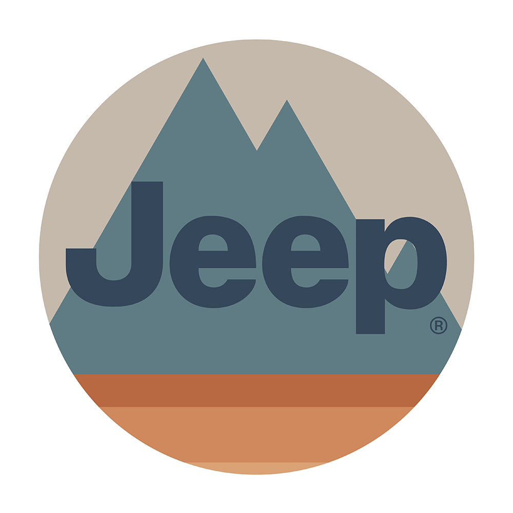 Sticker - Jeep® Mountain - Round