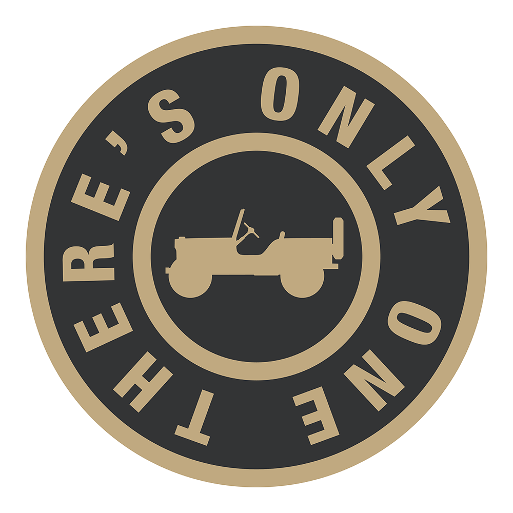 Sticker - Jeep® There's Only One - Round