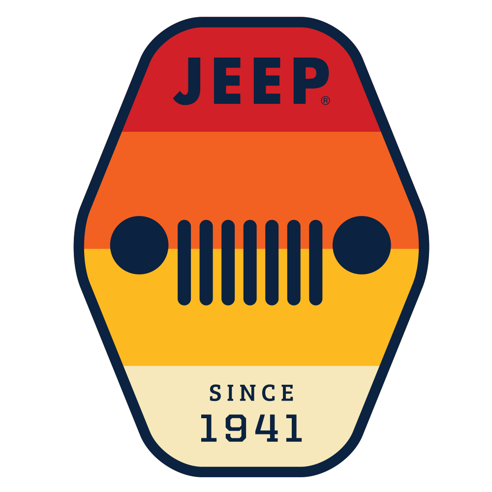 Sticker - Jeep® 1941 with Grille Hex