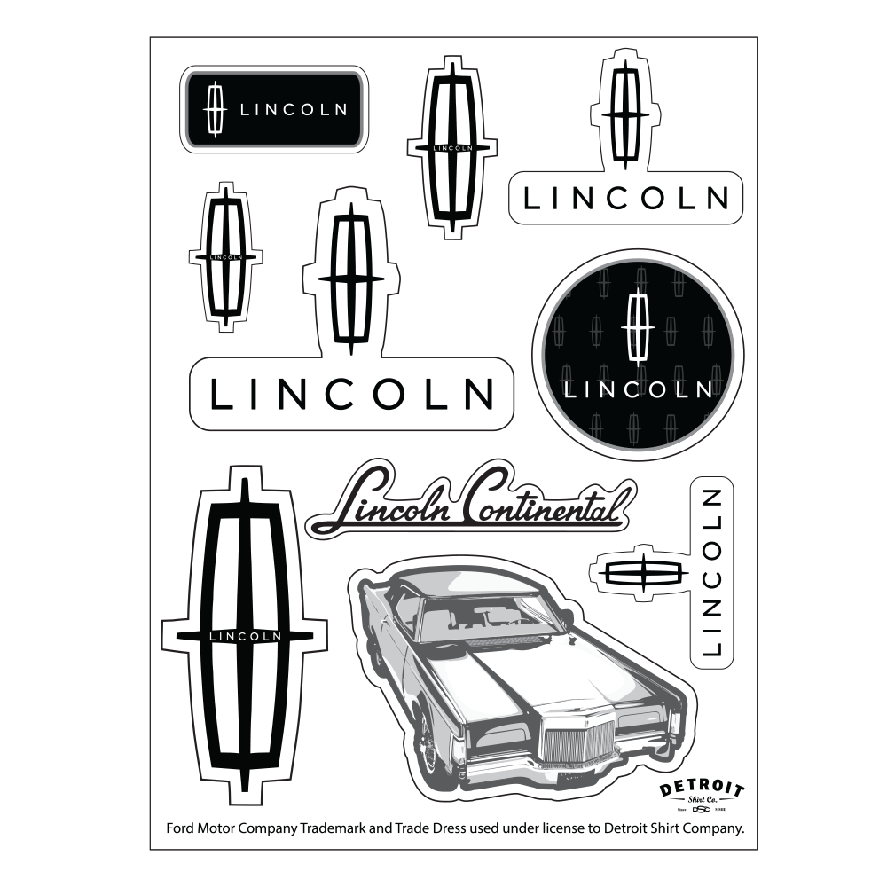 Sticker Sheet - Lincoln