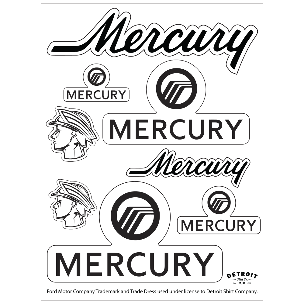Sticker - Mercury - Sheet