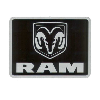 Dodge Mopar Memory Logo Font Emblem – Aluminum Sticker Decal (USA Made)