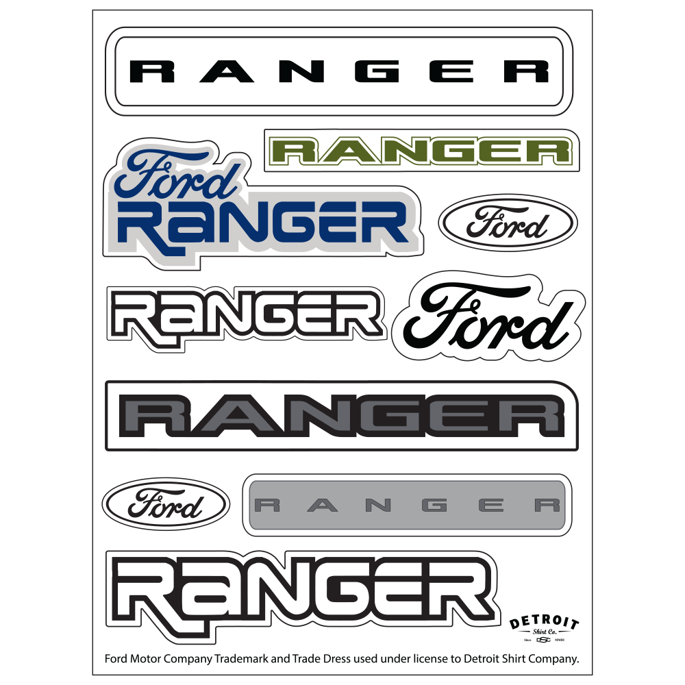 Sticker - Ranger - Sheet