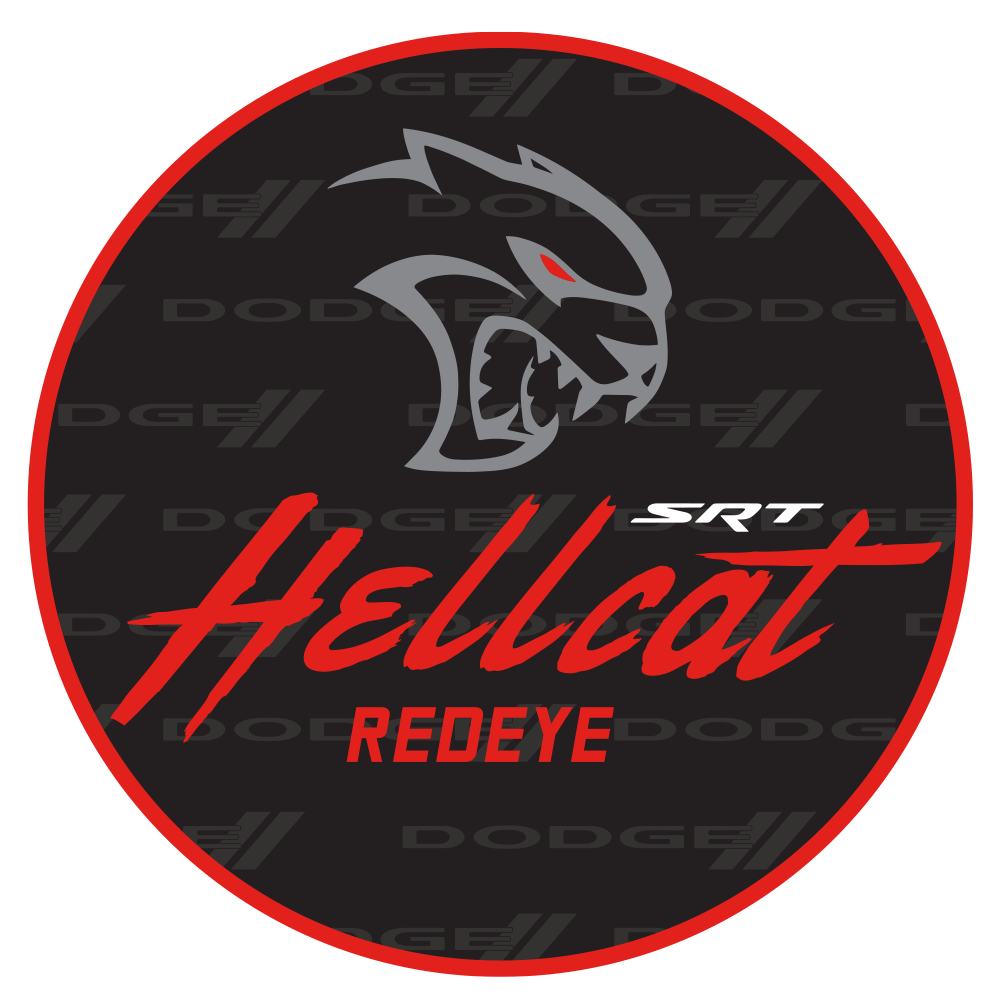 Sticker - Dodge SRT Hellcat Redeye - Round