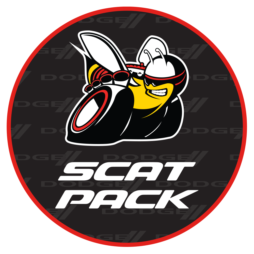Sticker - Dodge Scatpack - Round