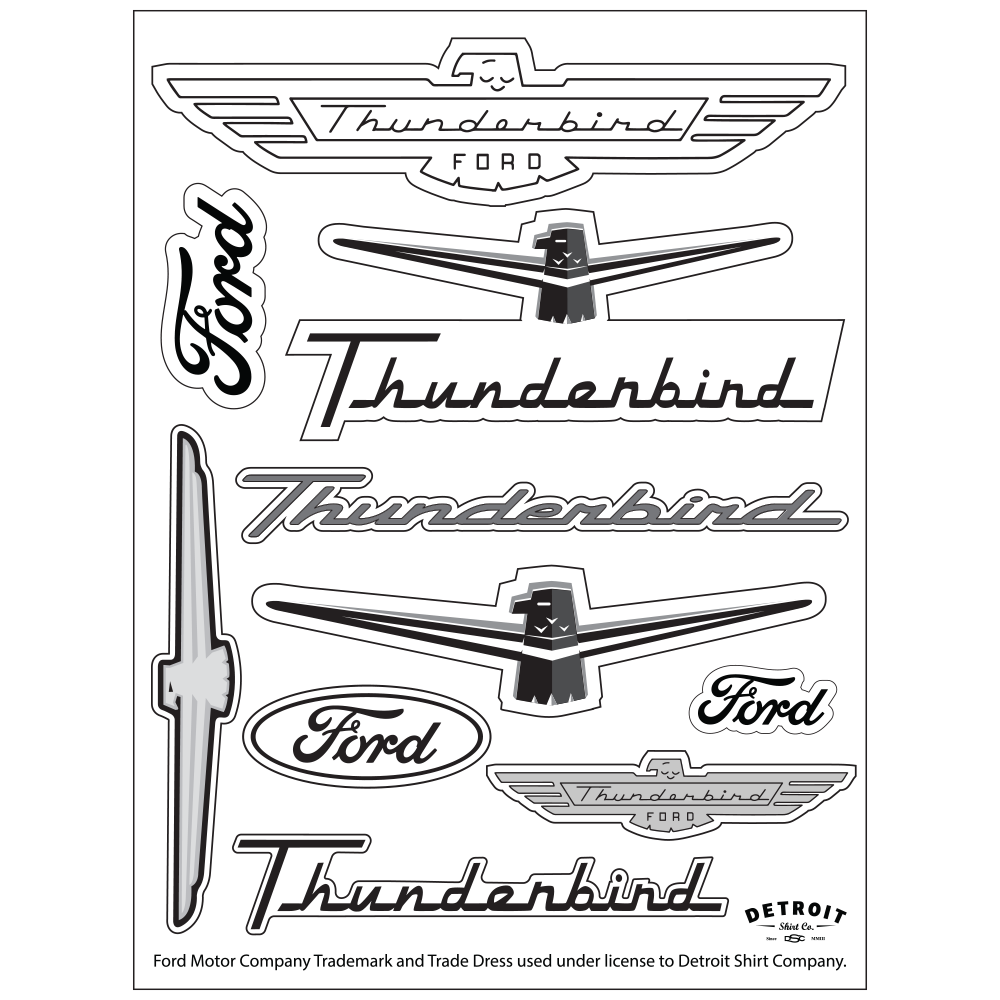 Sticker - Thunderbird - Sheet