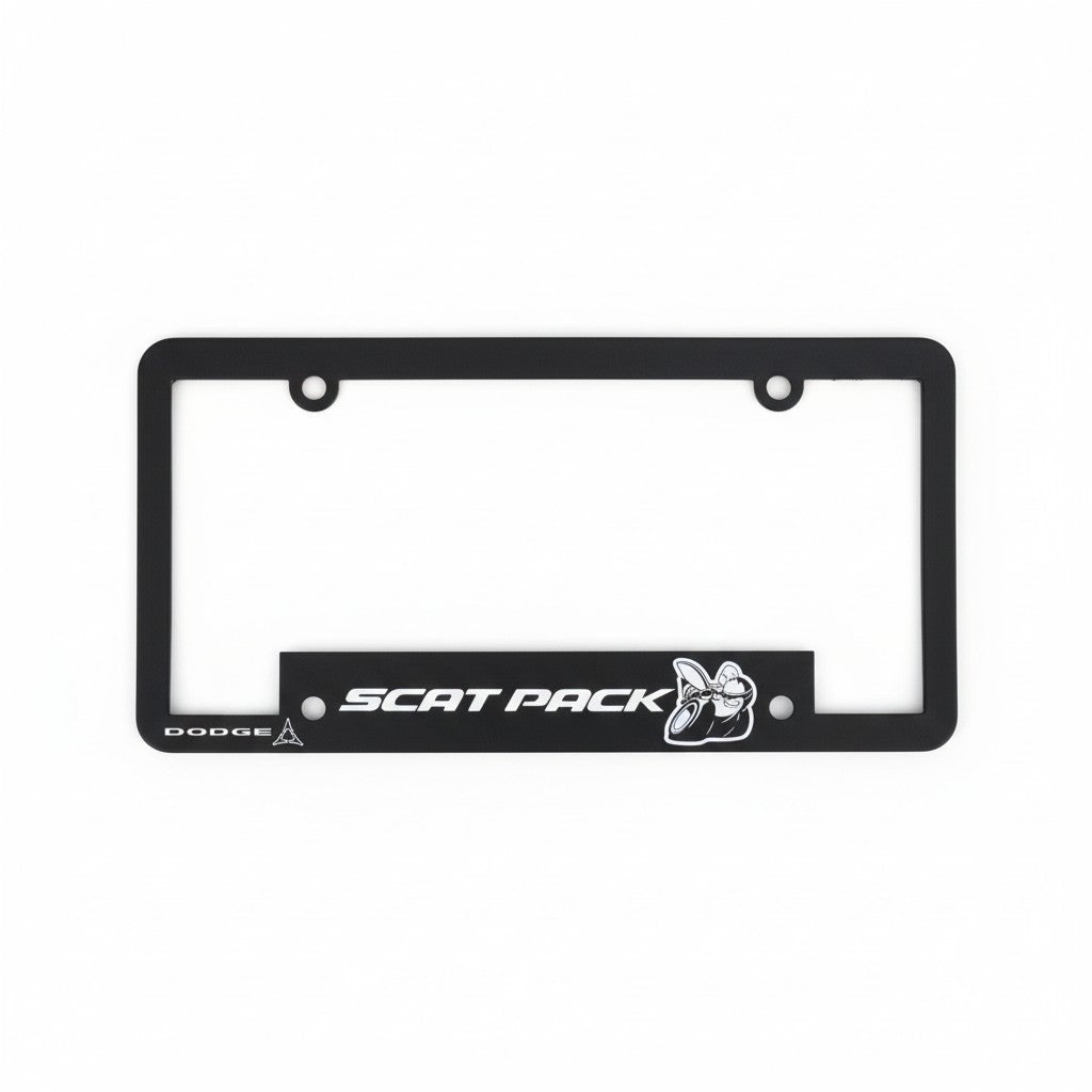 License Plate Frame - Dodge Scat Pack