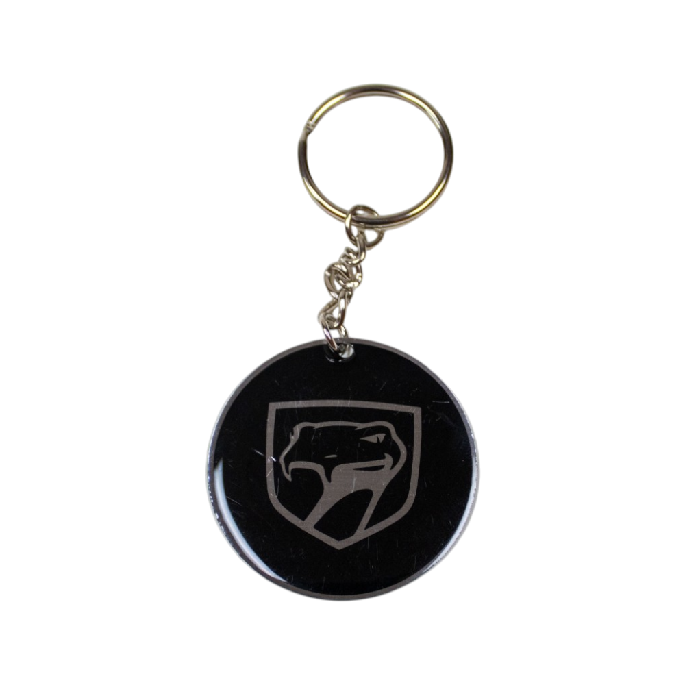 Keychain - Dodge Viper Sneaky Pete - Round Metal