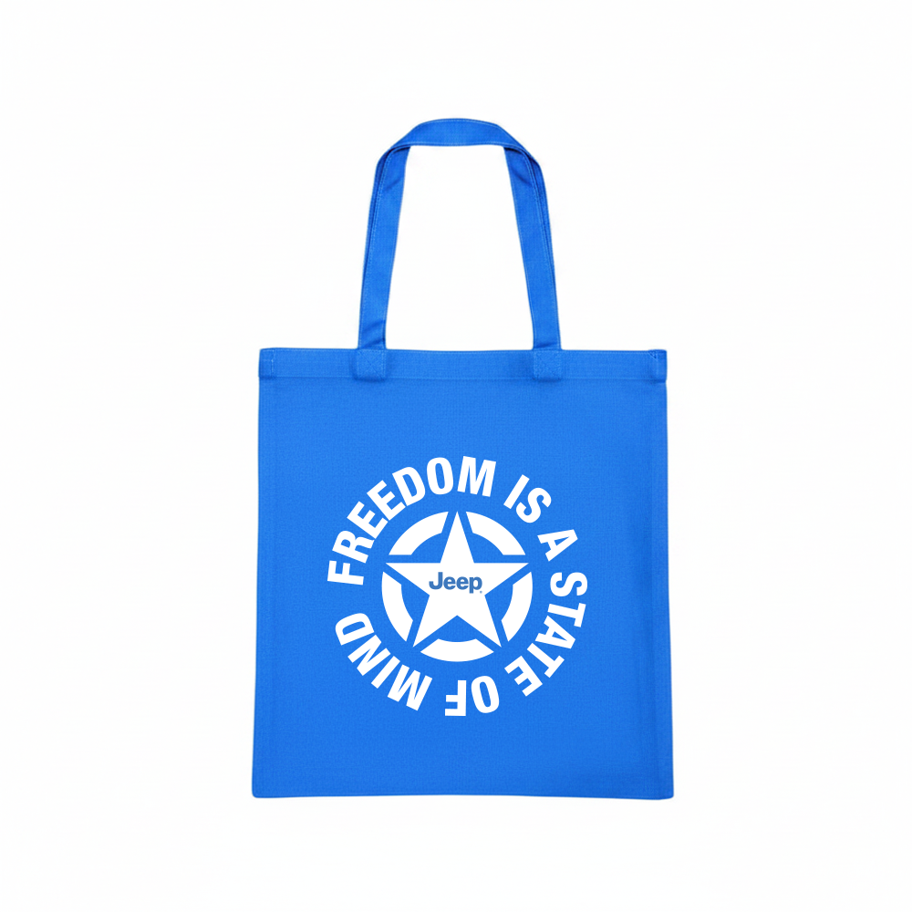 Tote Bag - Jeep Freedom Is A State Of Mind – Royal