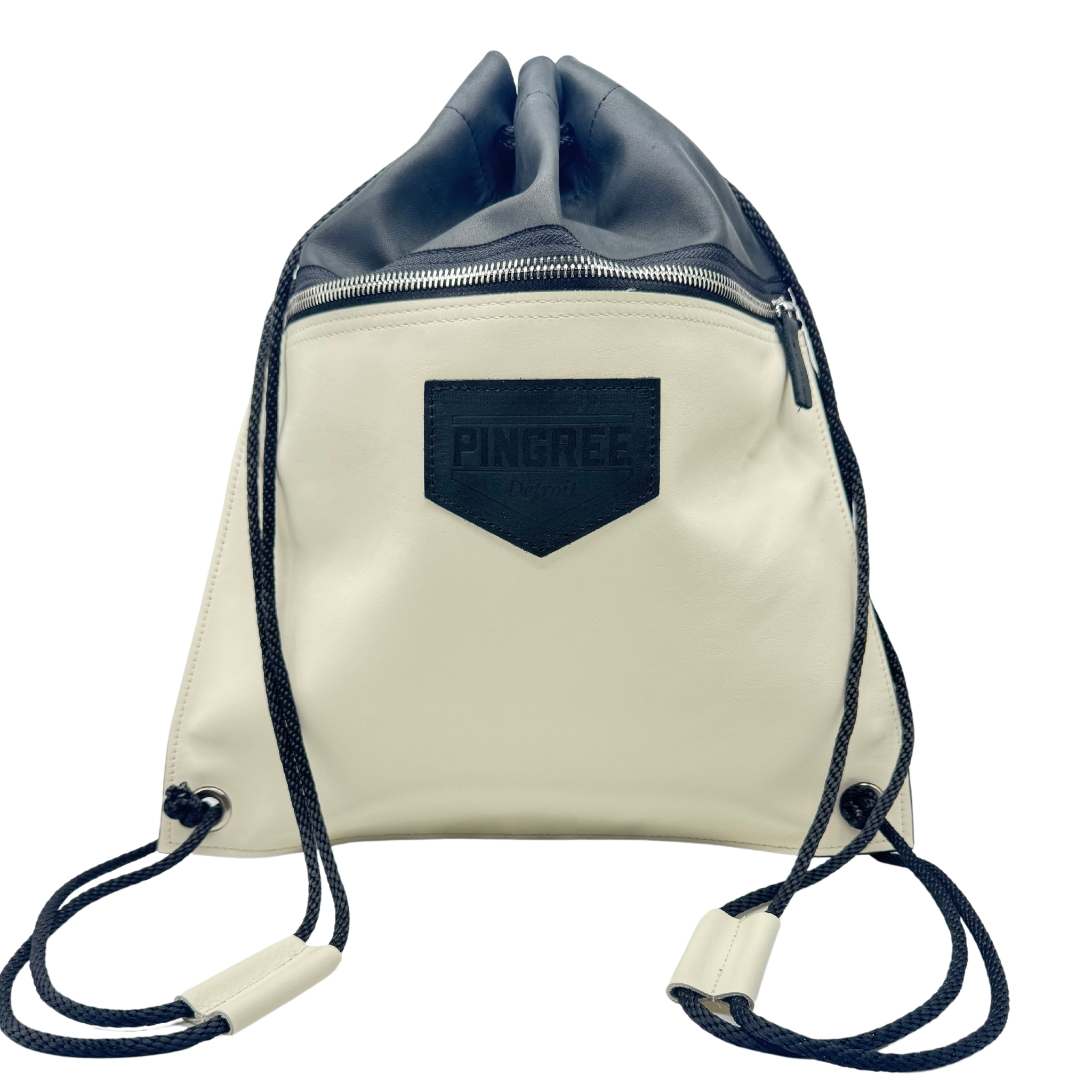 Detroit Drawstring Backpack in Leather — Detroit Shirt Company