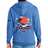 Mens Jeep® Beachin Zip Hooded Sweatshirt - Royal Frost