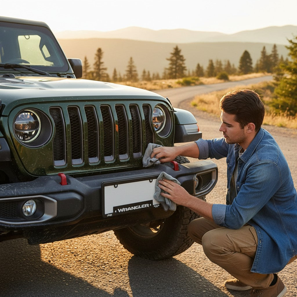 License Plate Frame - Jeep Wrangler