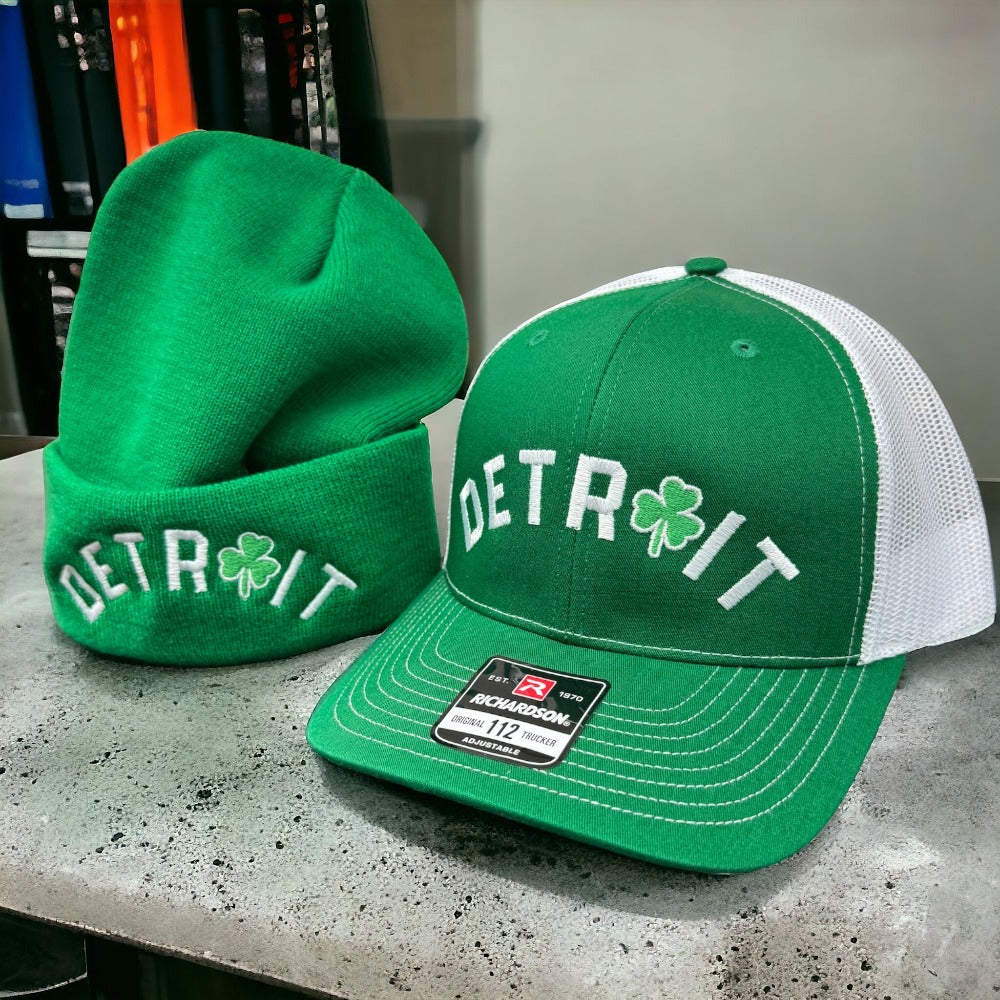 Hat - Detroit St. Patrick's Bend Shamrock Set