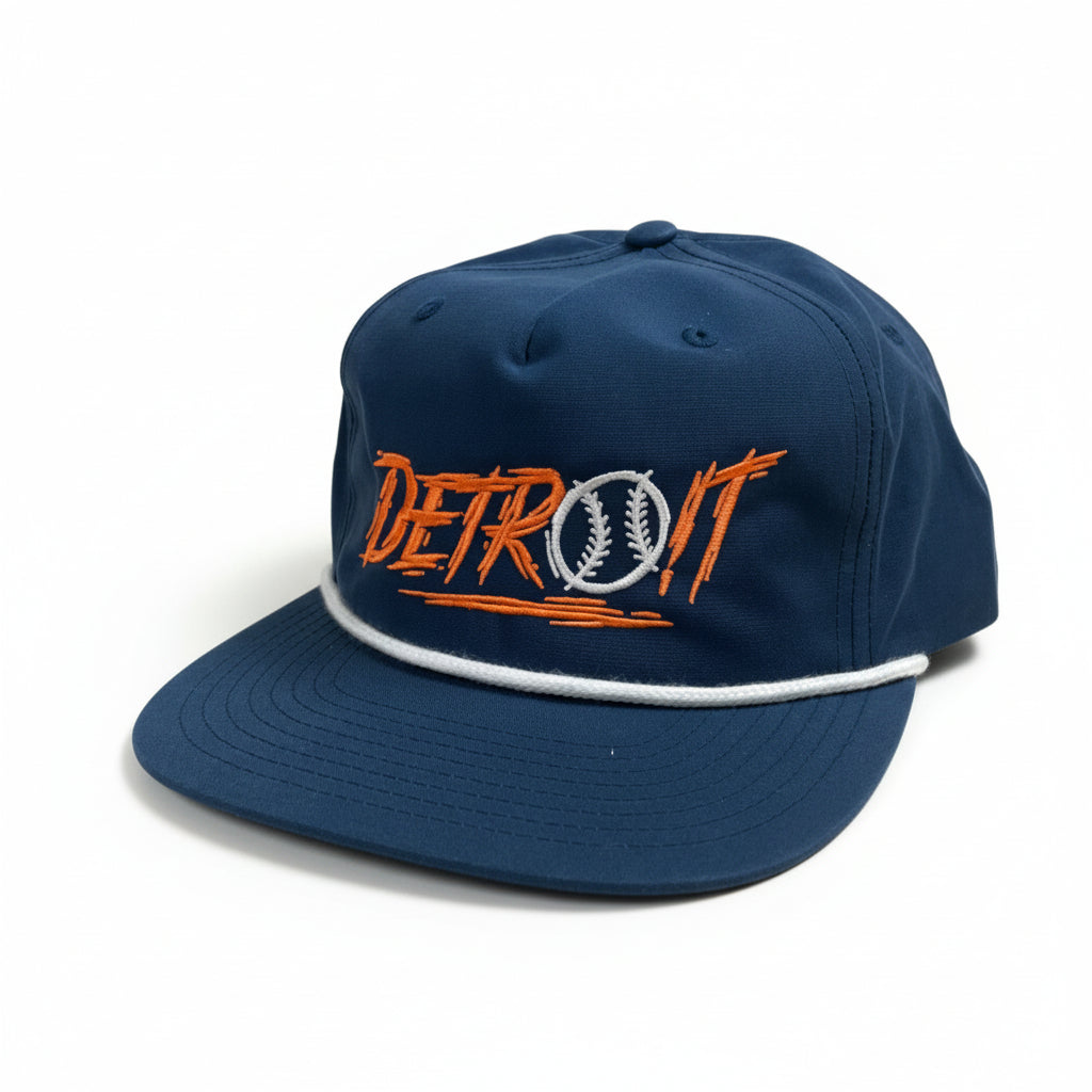 Hat - Detroit Score Baseball - Richardson FLAT BILL