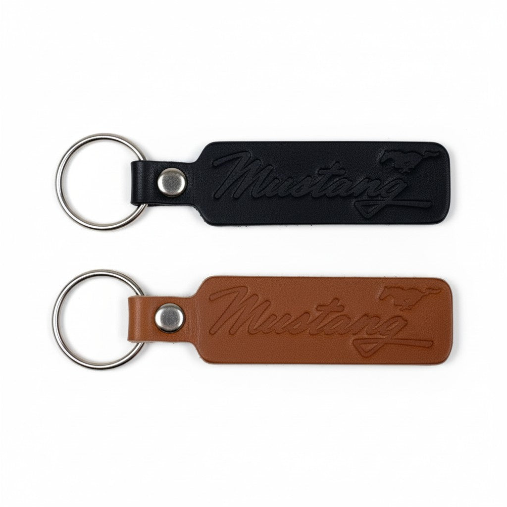 Keychain - Mustang - Leather
