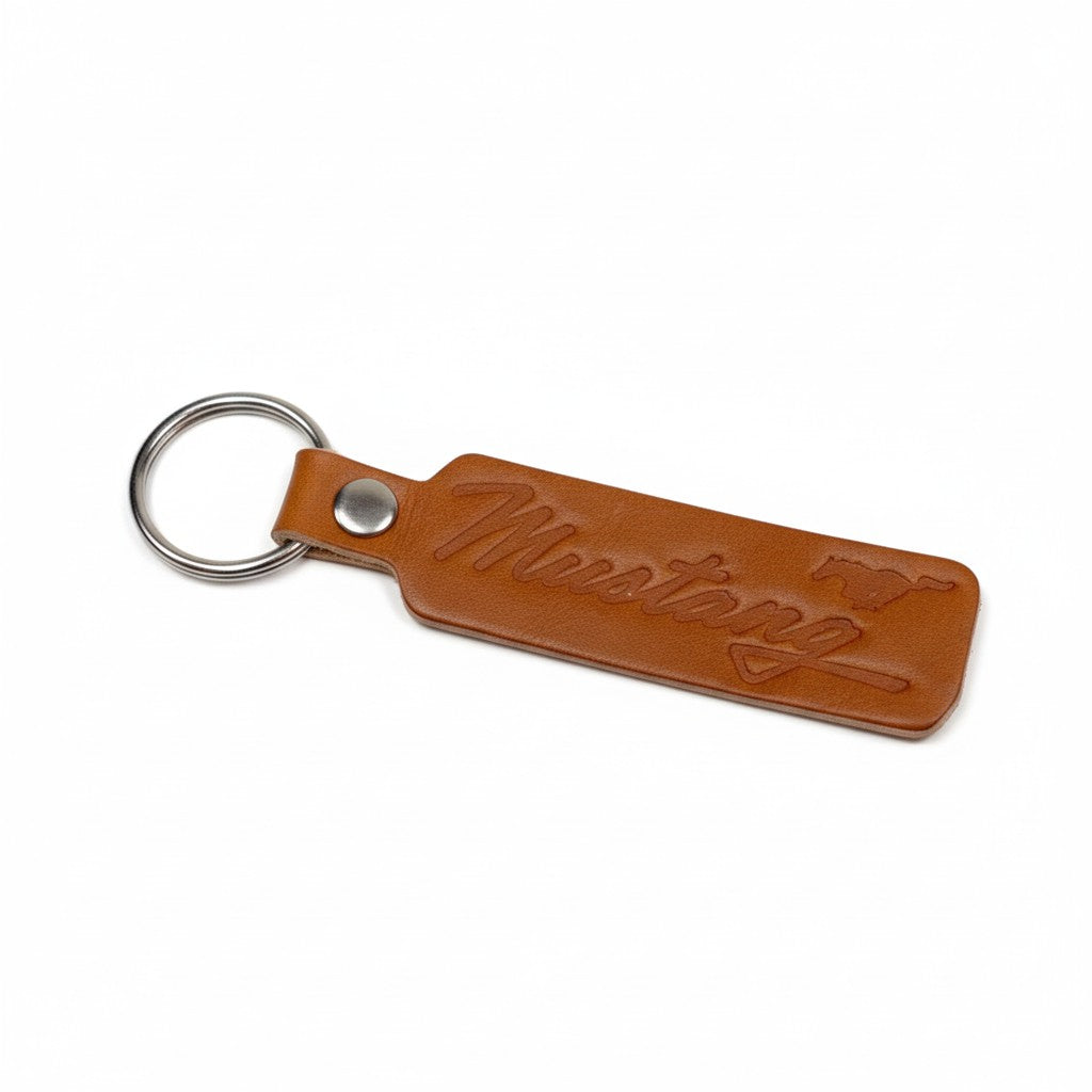 Keychain - Mustang - Leather